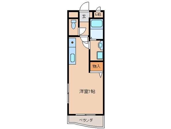 メゾン　ラ　ビュットの物件間取画像